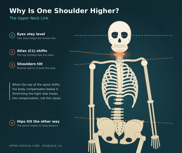 Why Is One Shoulder Higher? The Upper Neck Link in Roseville